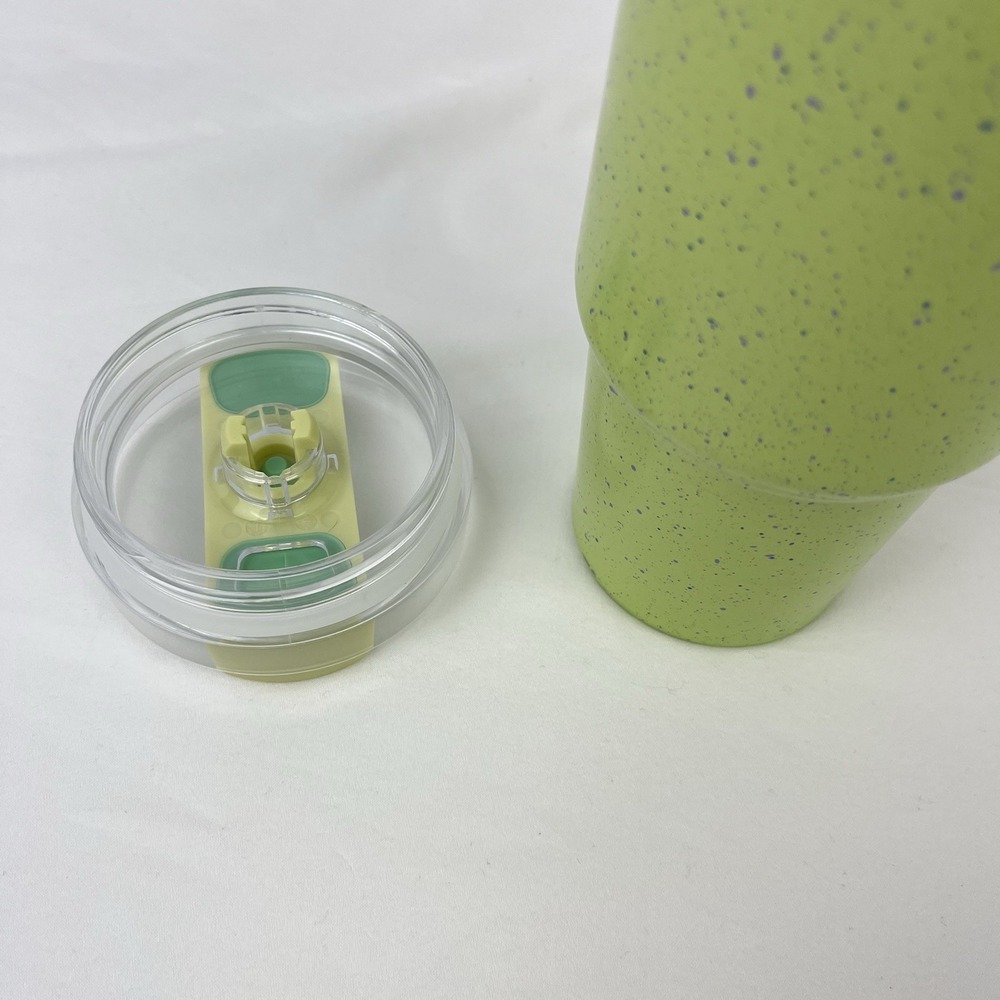 Stanley Flowstate Quencher H2.0 Tumbler Cup 30 oz Green Citron Speckle‎ W/ Lid - Picture 6 of 9
